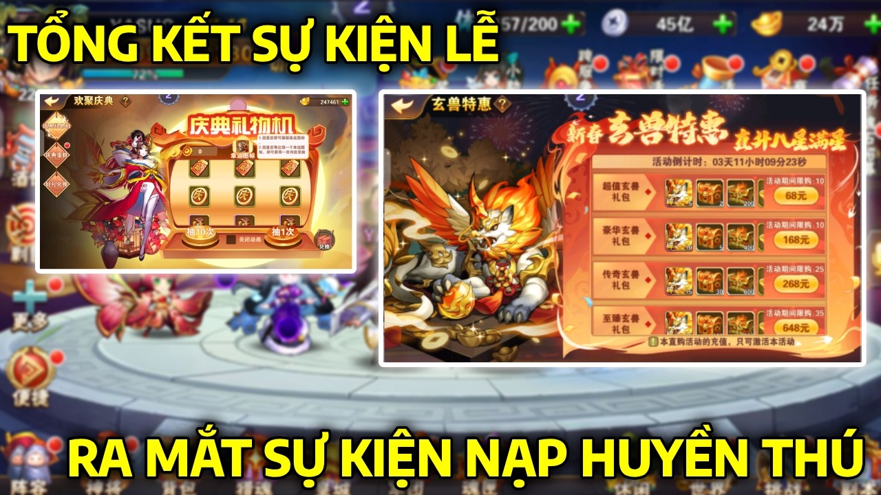 OMG 3Q | Tổng Kết Sự Kiện Lễ, Ra mắt Sự kiện Nạp Kiếm Huyền Thú