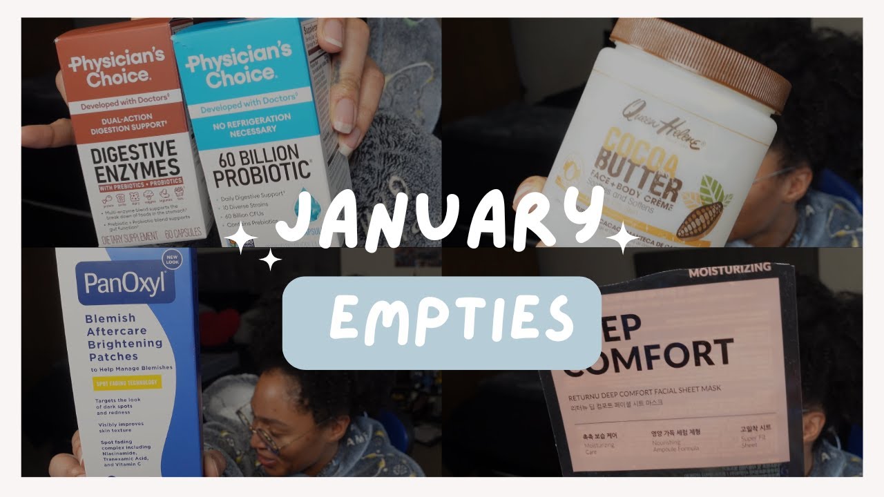 🥳✨ Starting the Year OFF RIGHT! | January Empties Haul 🧴🛍️