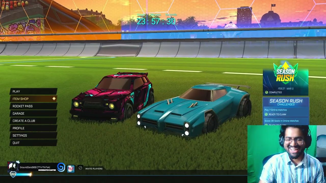 24 HR ROCKET LEAGUE FREESTYLE