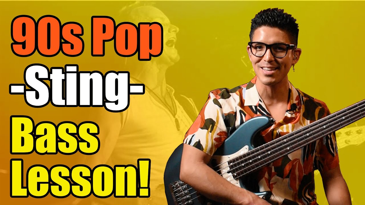 [90s Pop]~Bass Lesson~ [Sting - Nothing Bout Me] - Arranged in 1 Minute.