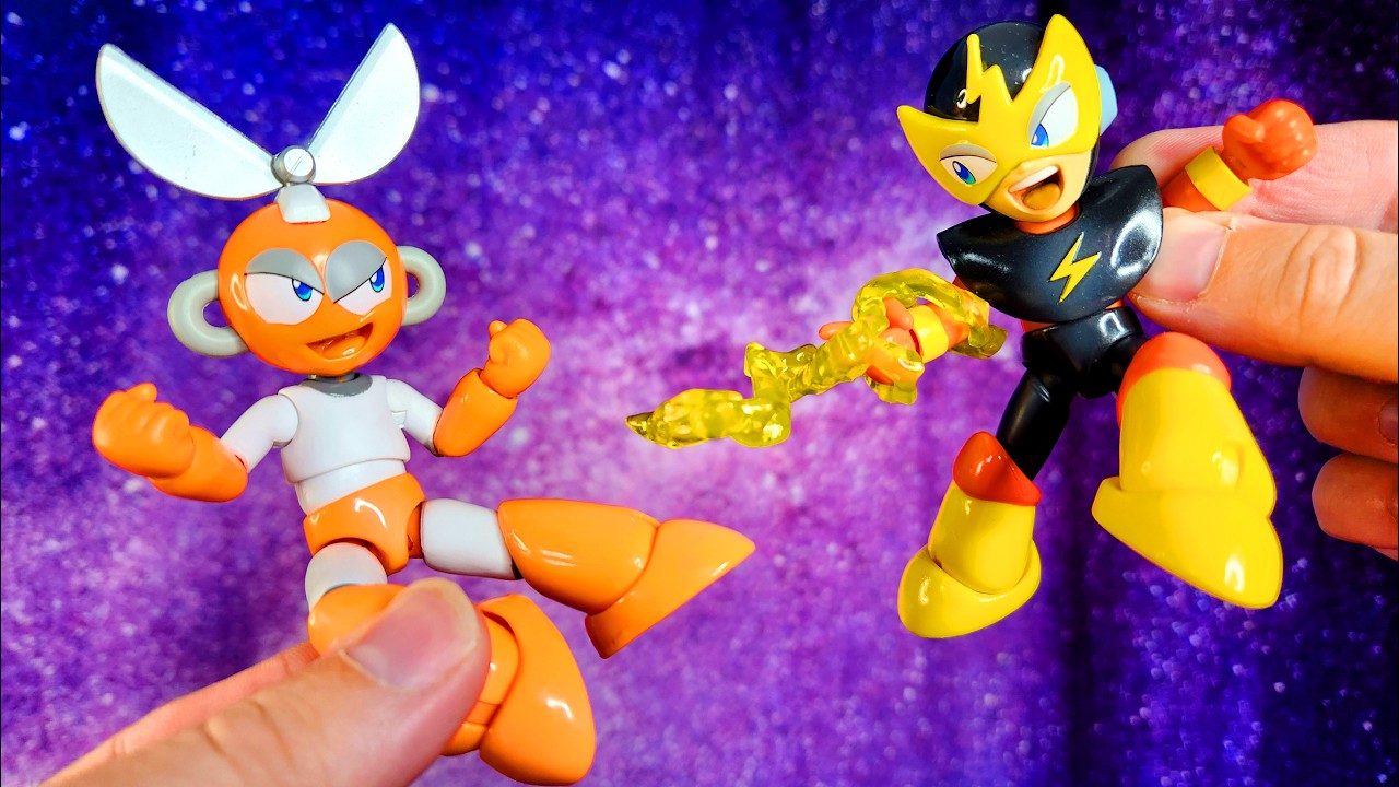MEGA MAN Jada Toys Wave 2 Action Figures Review CUT MAN & ELEC MAN