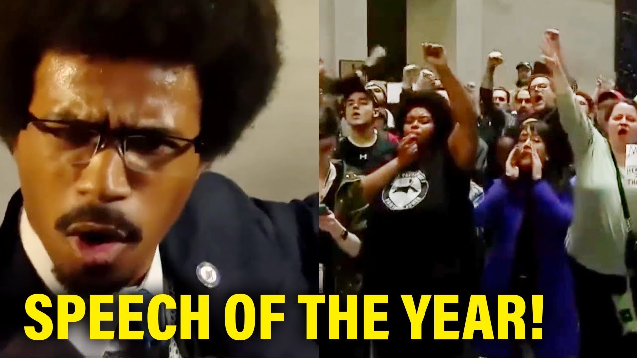 Expelled Democratic Lawmaker BRINGS THE HOUSE DOWN with most POWERFUL speech of the year