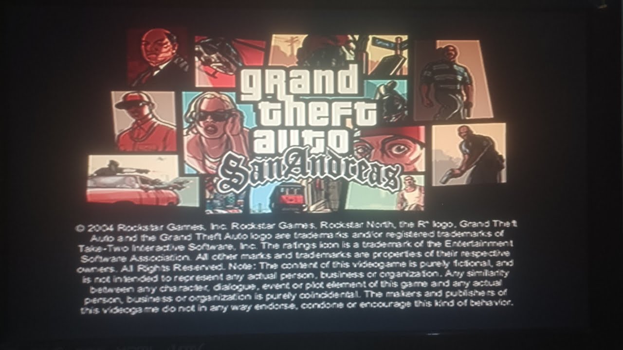 GTA San Andreas on PS2 is TOTAL CHAOS