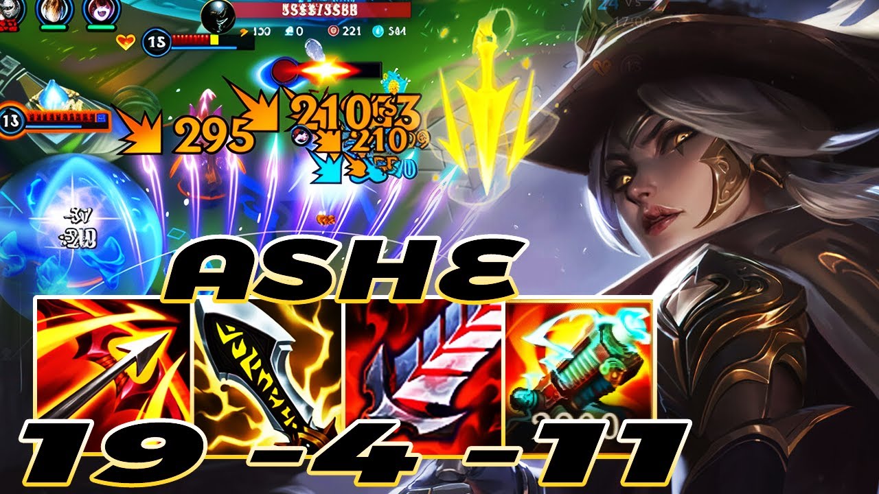 WILD RIFT ASHE ADC GAMEPLAY | 19 -4 -11 MVP | ASHE BUILD RUNES
