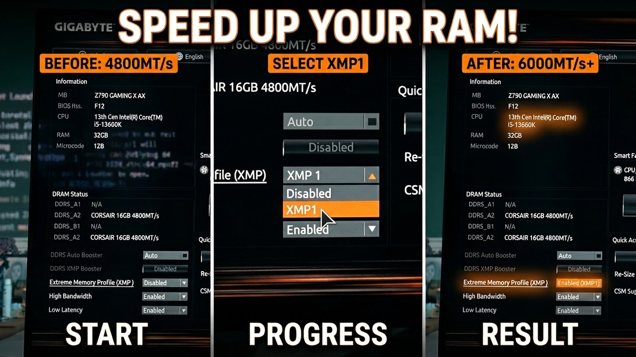 Gigabyte Z790 Aorus - How to Enable XMP