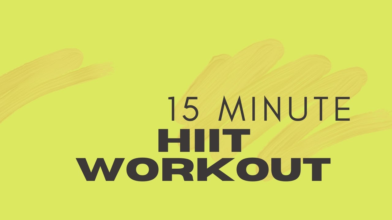 15 minute HIIT Workout Perfect for Fat Burning // burns plenty of calories // no repeat no equipment