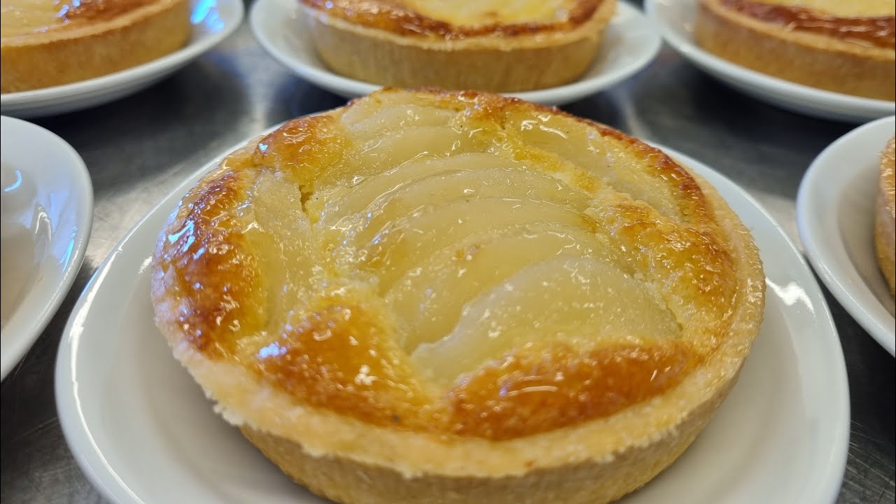 لابات بريزي و لسان البقر خفن زربن 😋😋 tarte bourdaloue crème d'amande