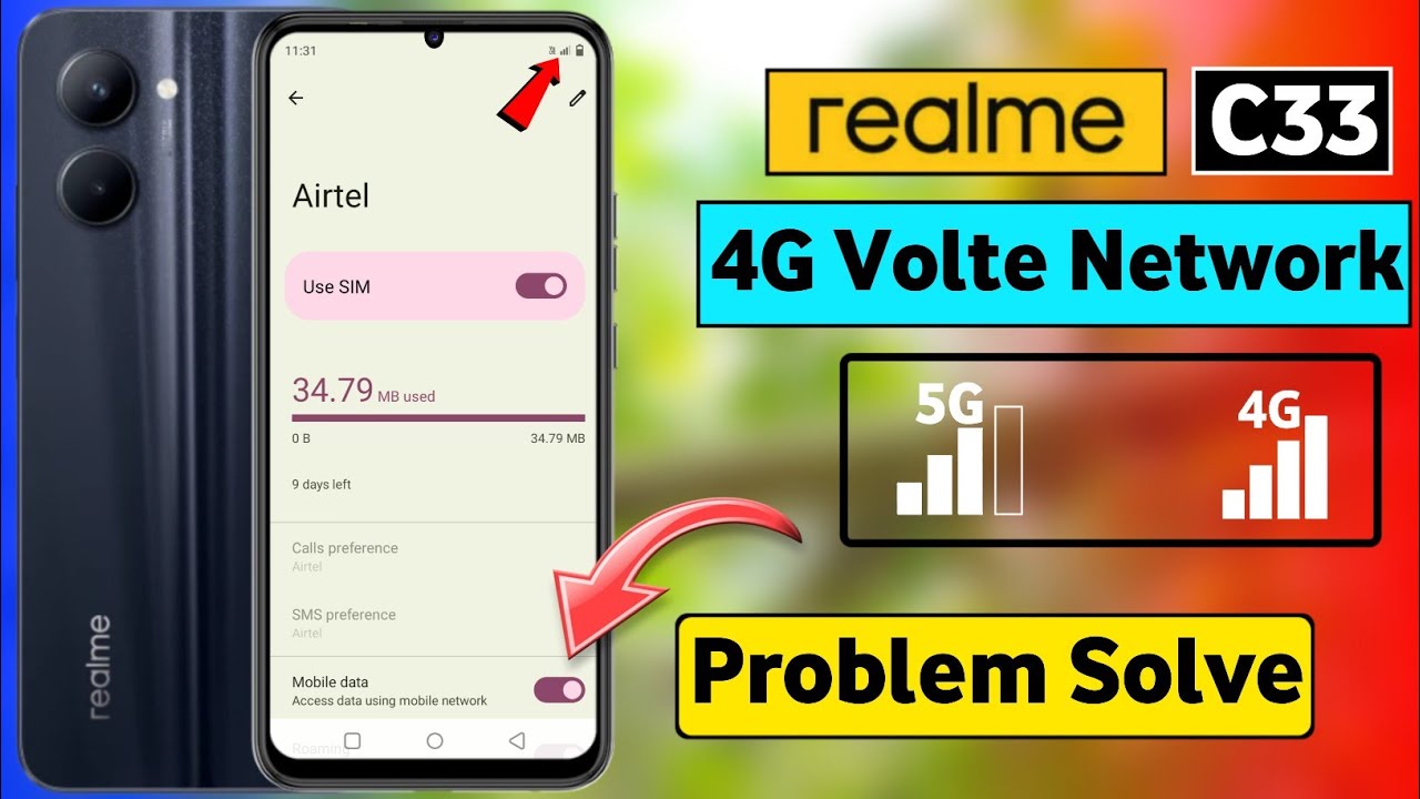 Realme C33 4G Volte Network Problem | How To Fix 4G Volte Network Problem Realme C33 | HM Technical