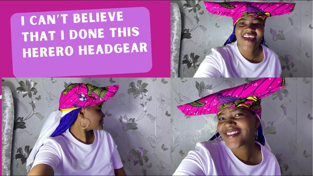 Let’s practice together,Herero headgear{Otjikaiva}||Namibian YouTuber