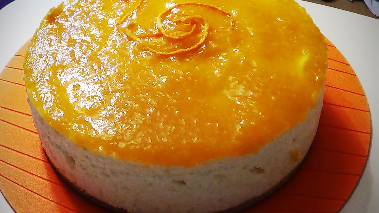 Tarta de naranja y yogurt