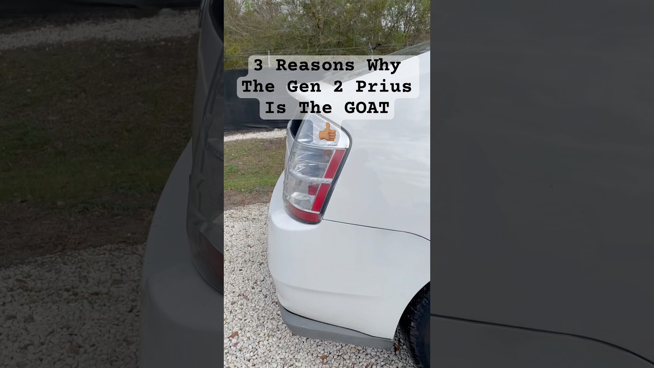 Three Reasons Why The Gen 2 (04-09) Prius Is The GOAT #prius