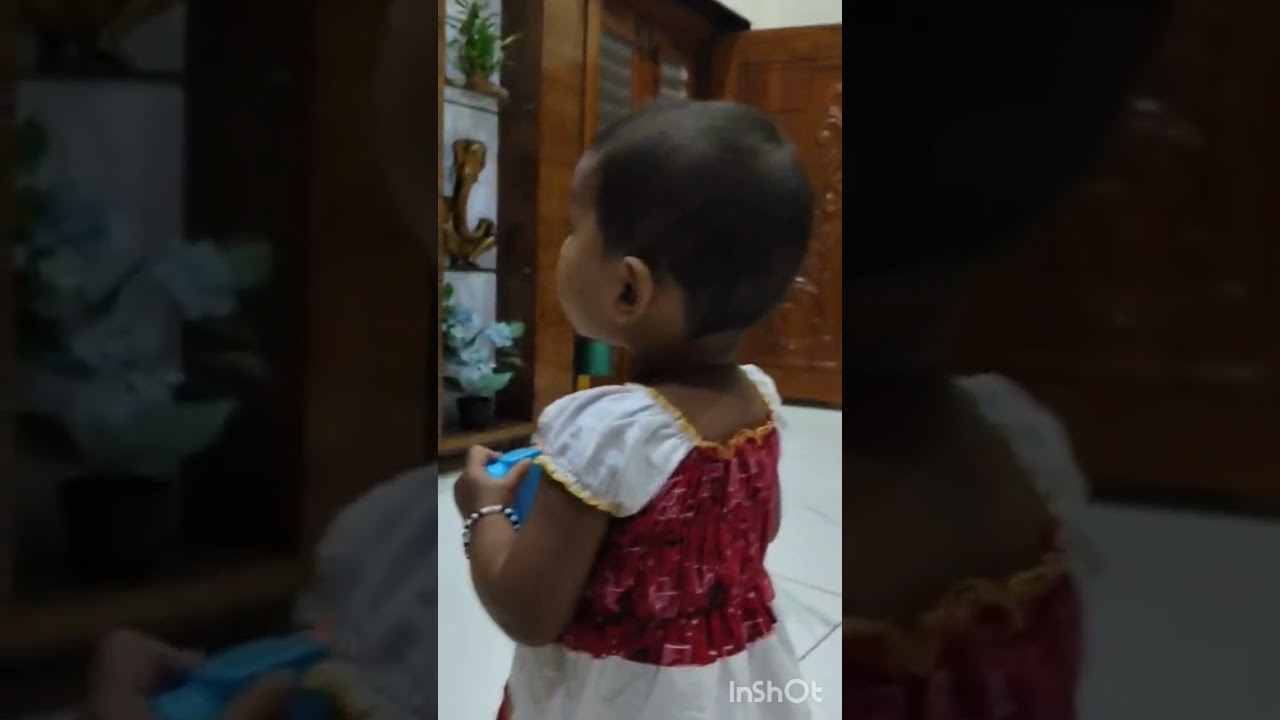 Mayukha candid dance ... Recorded by her pedananna 