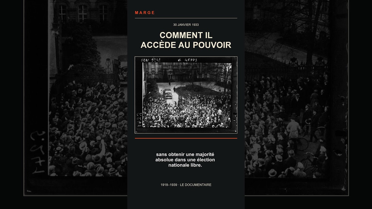 1933 : Hitler est nomm&eacute; chancelier, pas &eacute;lu &agrave; ce poste