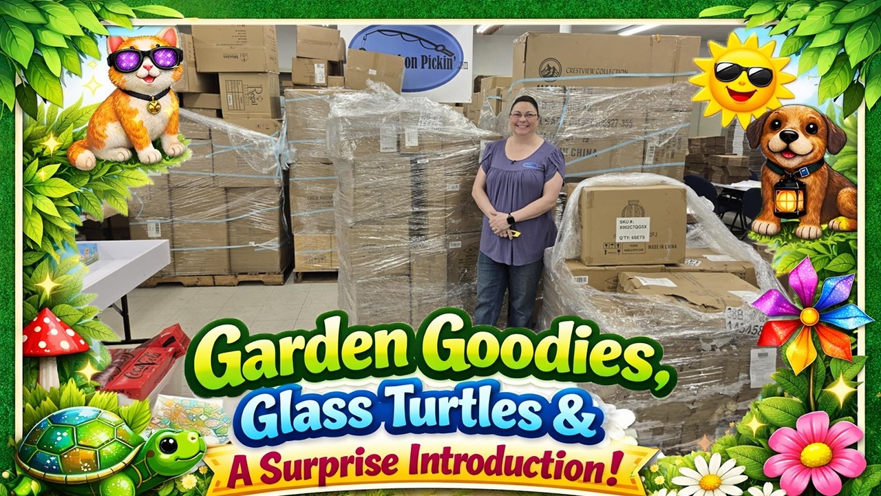 Garden Goodies, Glass Turtles & a Surprise Introduction!