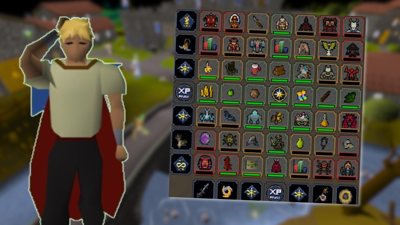 RS3 Player Tries OSRS Grid Master Completely Blind...