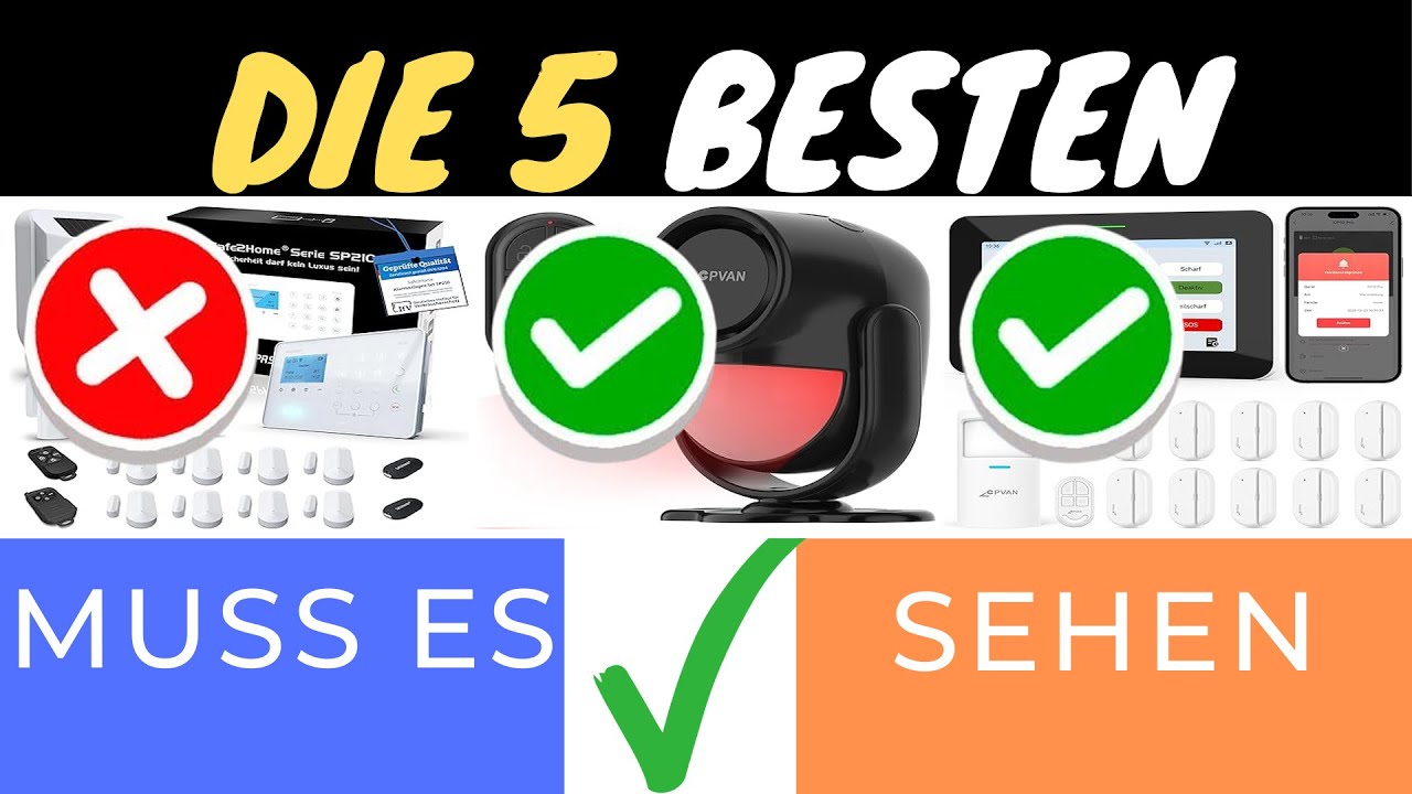 DIE 3 BESTEN FUNK-ALARMANLAGEN 2025! 🚨🏠 SICHERHEIT FÜR DEIN ZUHAUSE!