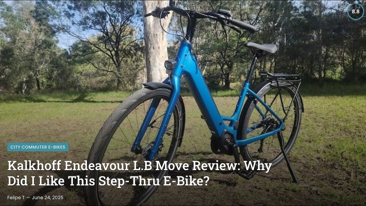 Kalkhoff ENDEAVOUR LB Move Step-Thru E-bike Review