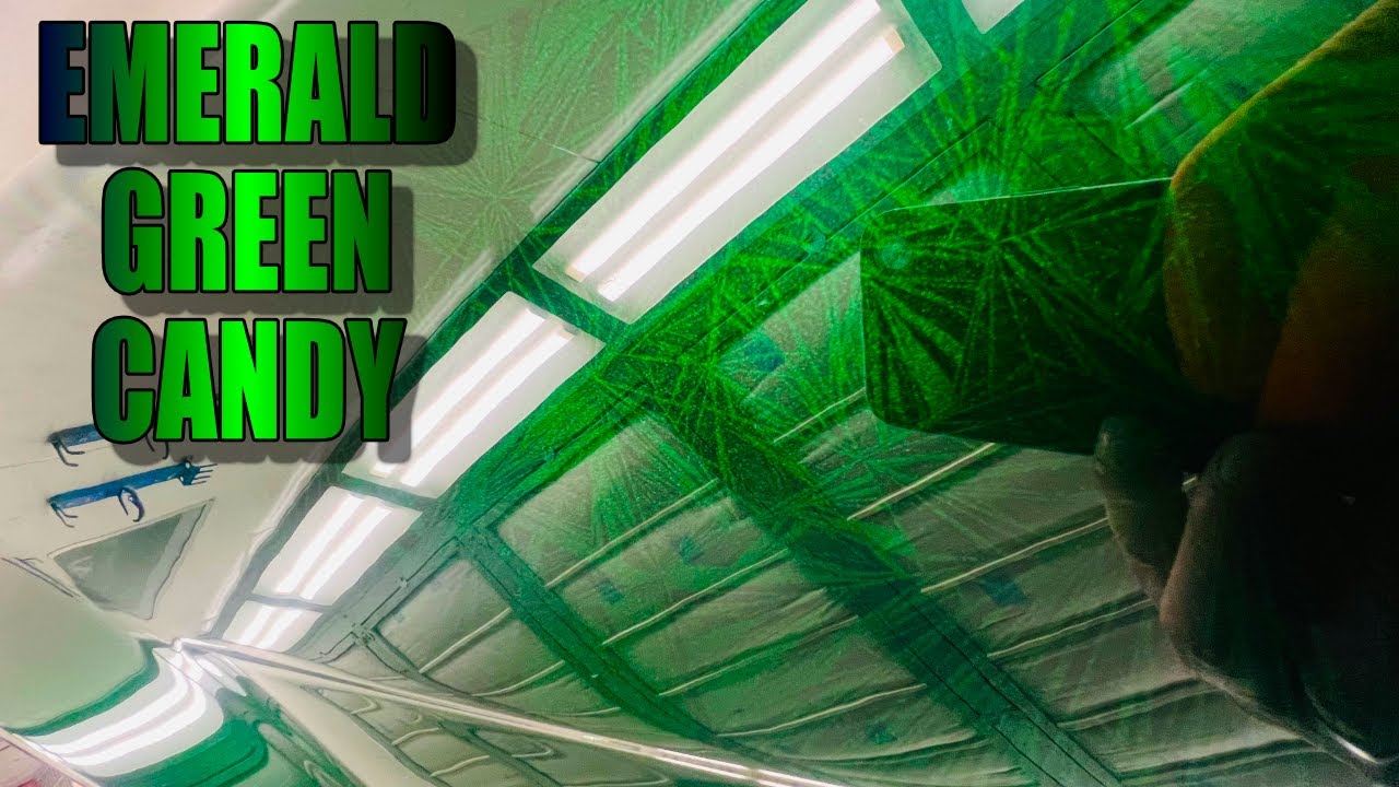 Emerald Green Candy Paint to create a custom dark Mutant CrystalZ effect, that pops in the light!