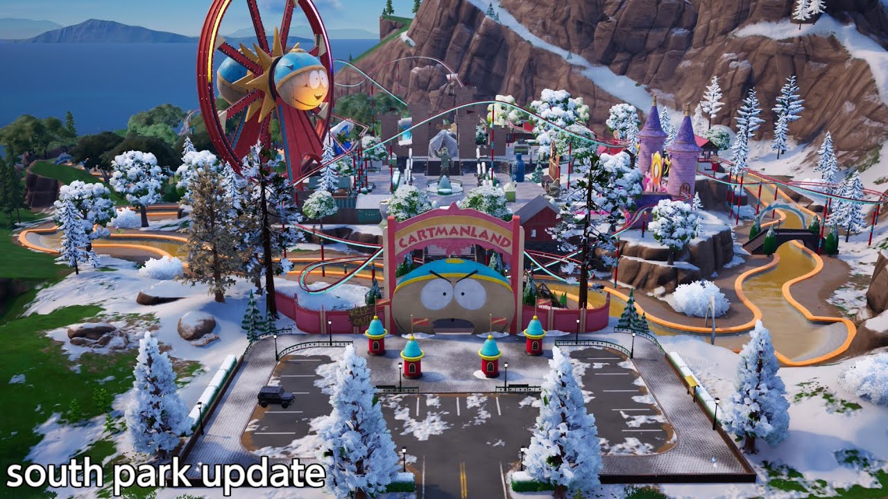 checking out the south park update in fortnite