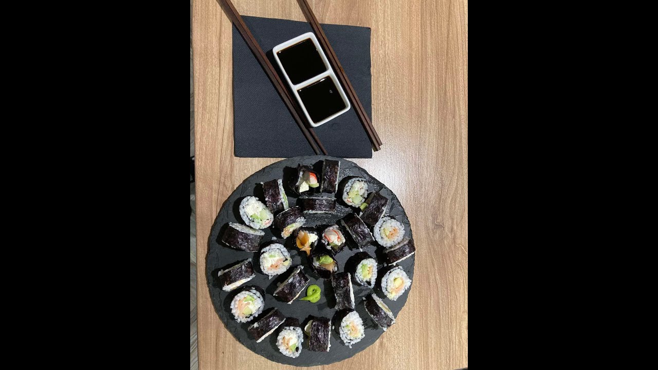 Как се прави домашно суши/how to make sushi at home