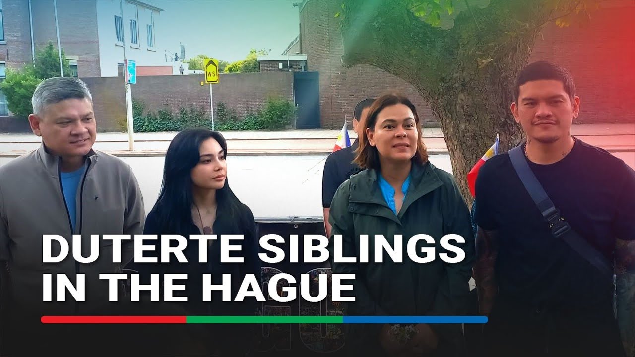 Duterte siblings visit detained father Rodrigo at ICC | ABS-CBN News