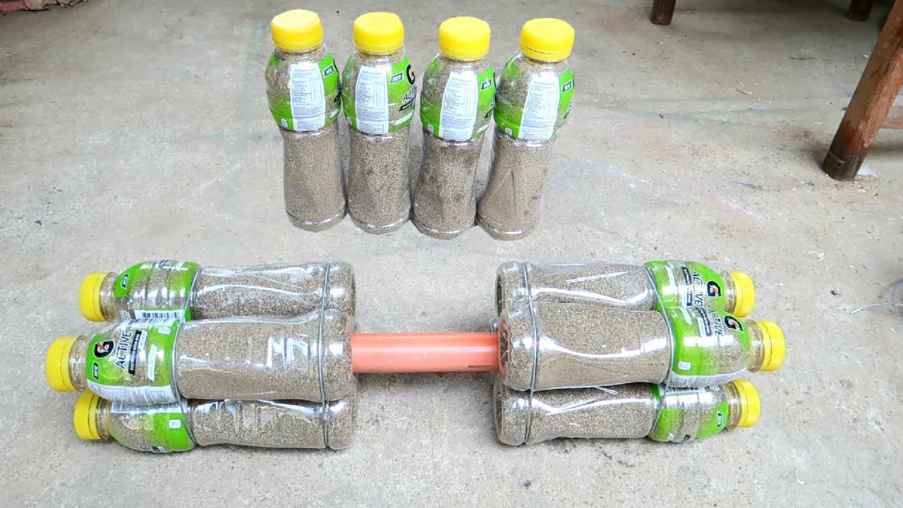How to Make Homemade Dumbbell Without Cement