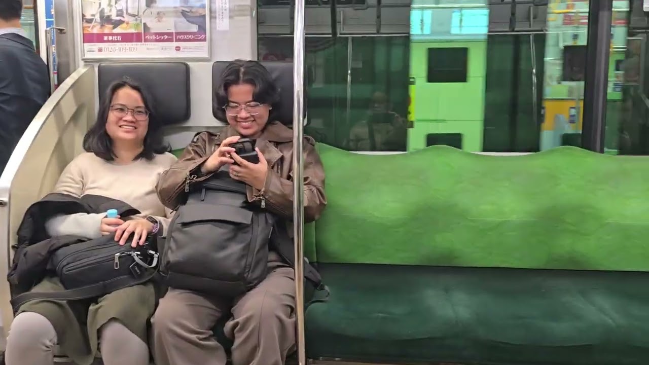 From A Tiring Shibuya Crossing Tour, We Took A Late Night Train Ride In Tokyo #shibuya #traintravel