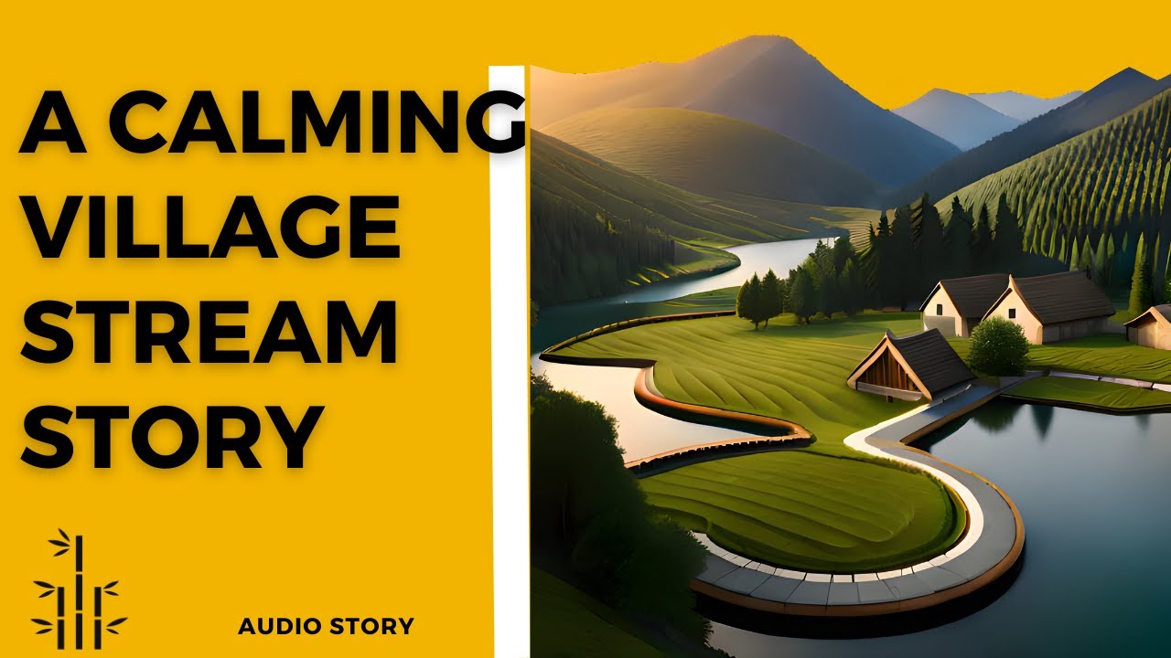 30 Seconds of Serenity: A Calming Village Stream Short Story - Relax and Unwind #shorts