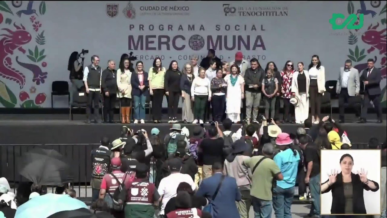 Entrega del Programa Mercomuna en la Ciudad de México | Capital 21