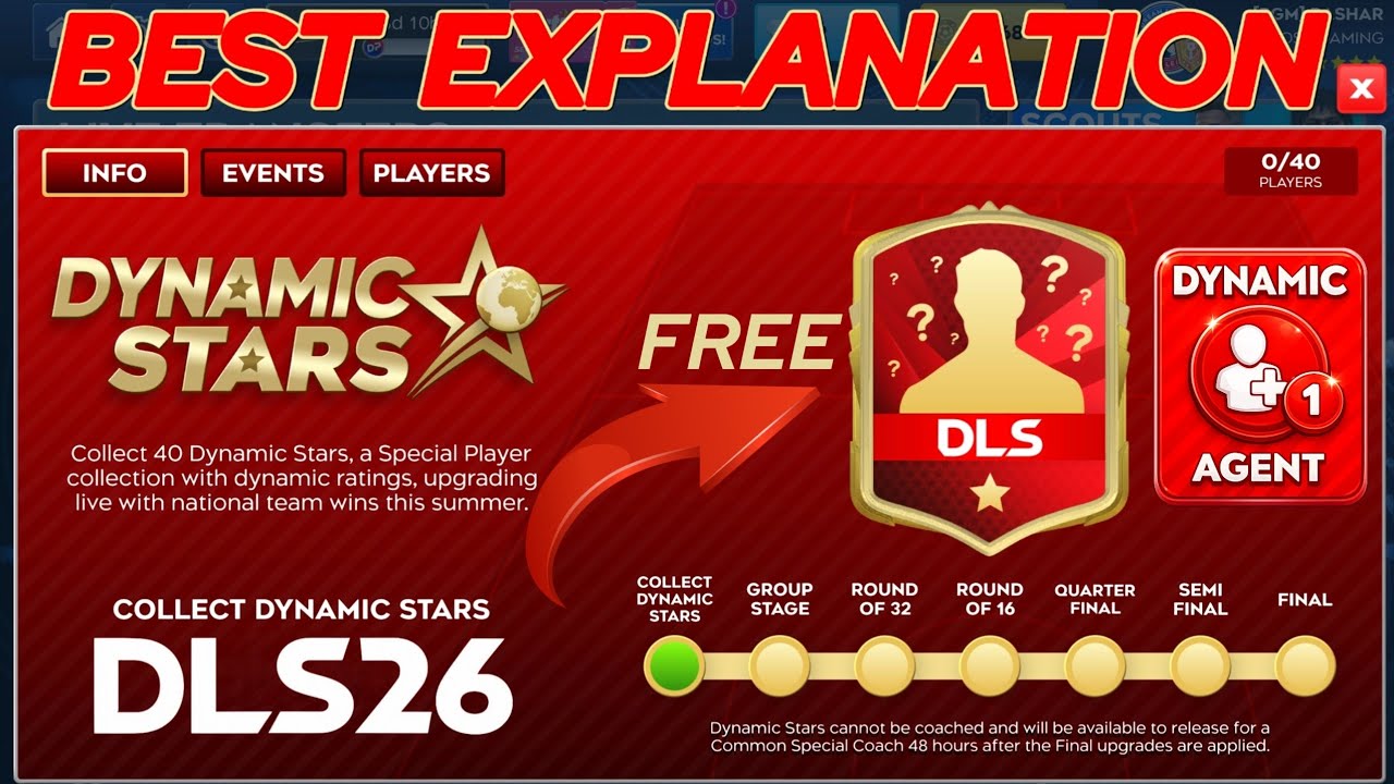 🔥 Событие Dynamic Stars в DLS 26: Полный разбор! | Как улучшить рейтинг и получить лучшие награды ⚽