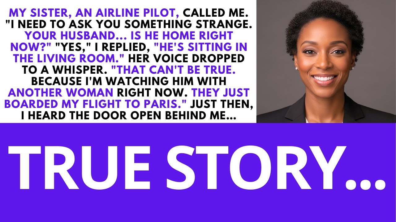 My Pilot Sister Saw My Husband on a Business-Class Luxury Flight to Paris with Another Woman…