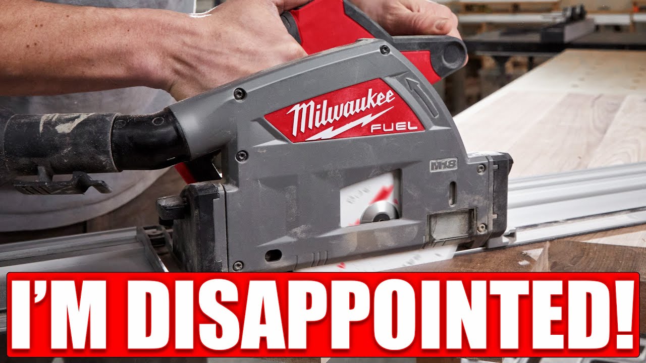 Milwaukee M18 Fuel Track-saw (THEY CAN DO BETTER!)