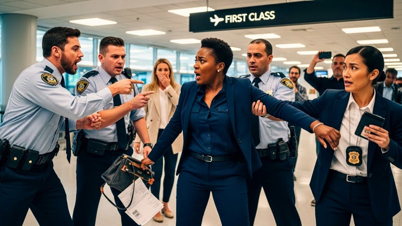 Seguranças humilham mulher negra na primeira classe — até descobrirem sua patente federal