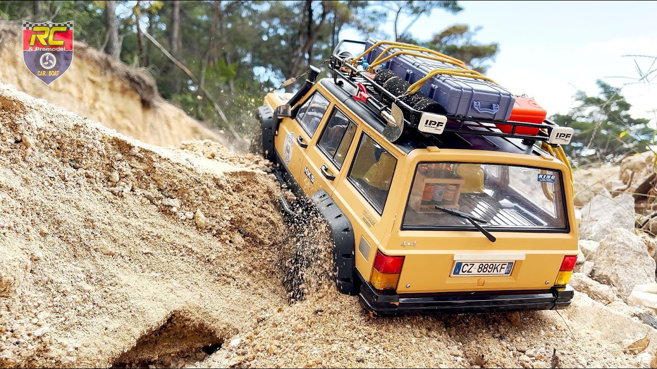 1/10 RC Car : Axial SCX10 II | Jeep Cherokee | Off-road #23