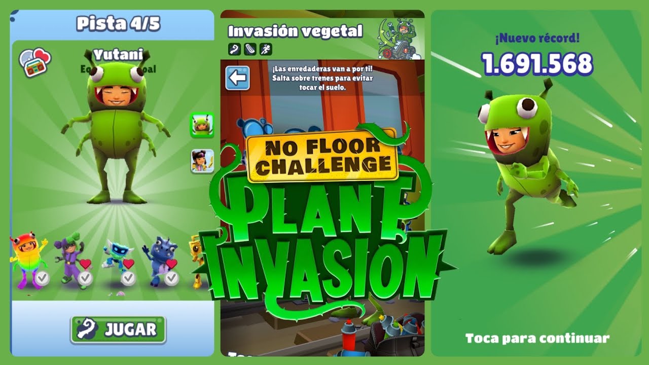 Rompemos Récords en el Desafío de Invasión de Plantas en Subway Surfers City 🌱🏅