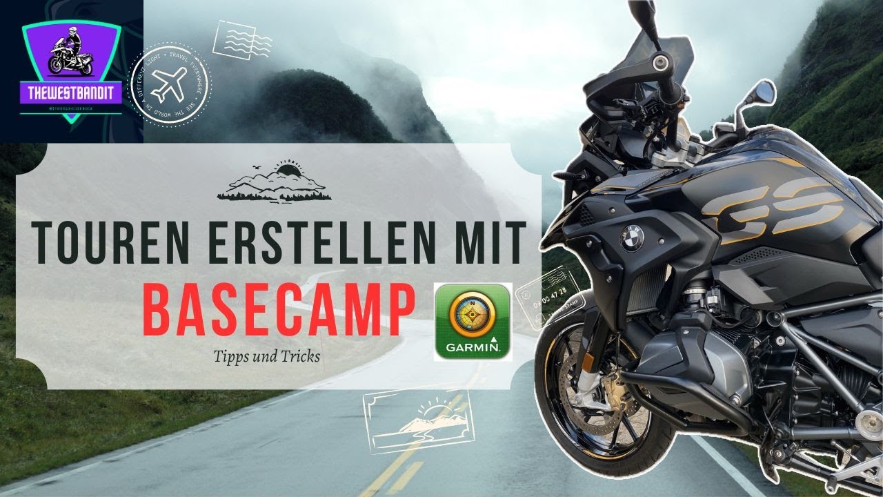 Erstellen von Motorradtouren mit Garmin Basecamp Teil 1