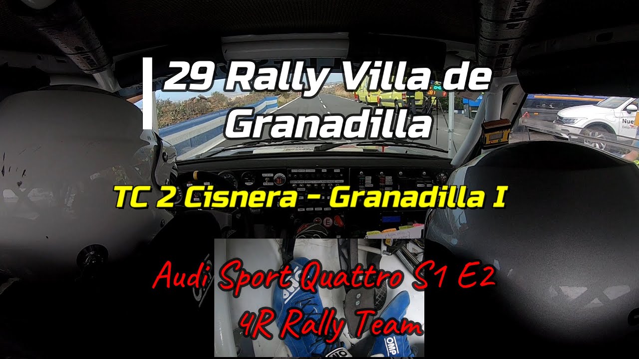 29 Rally Villa de Granadilla 2021 - TC 2 Cisnera Raúl Carro Miguel Reverón  Audi Sport Quattro S1 E2