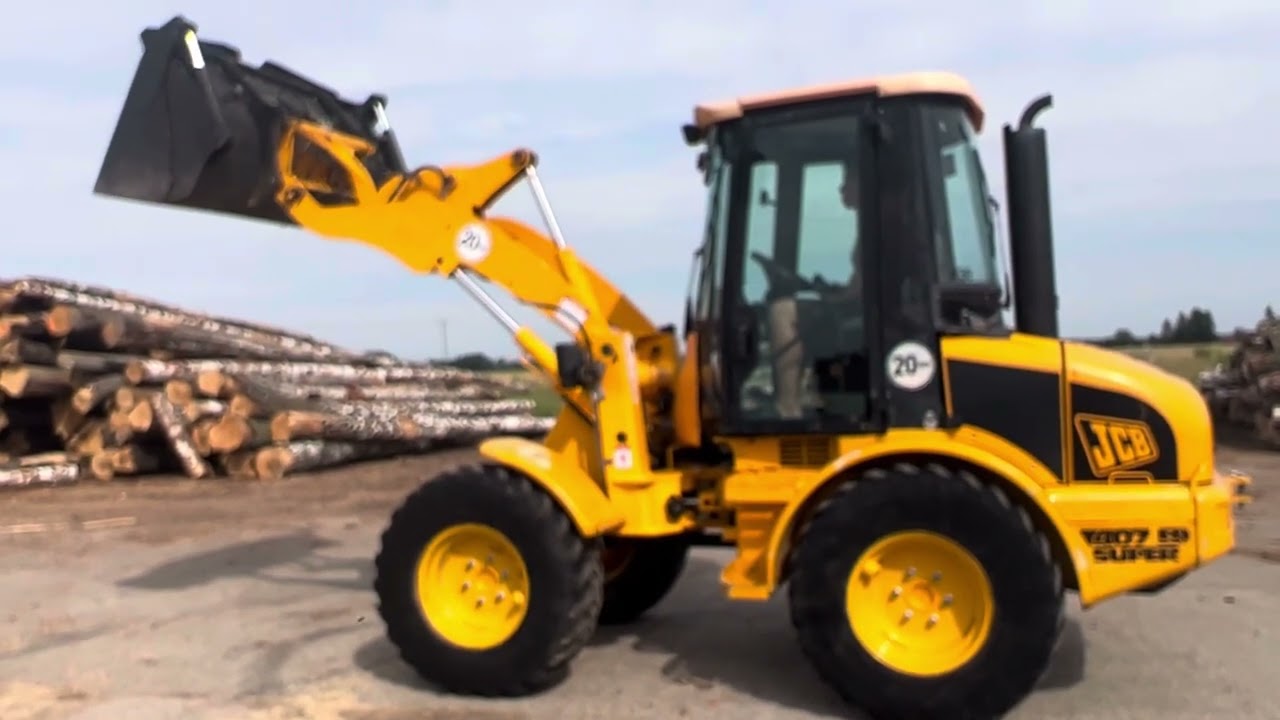 Test JCB 407B super rok 2000, maszyny budowlane tel 885-585-279