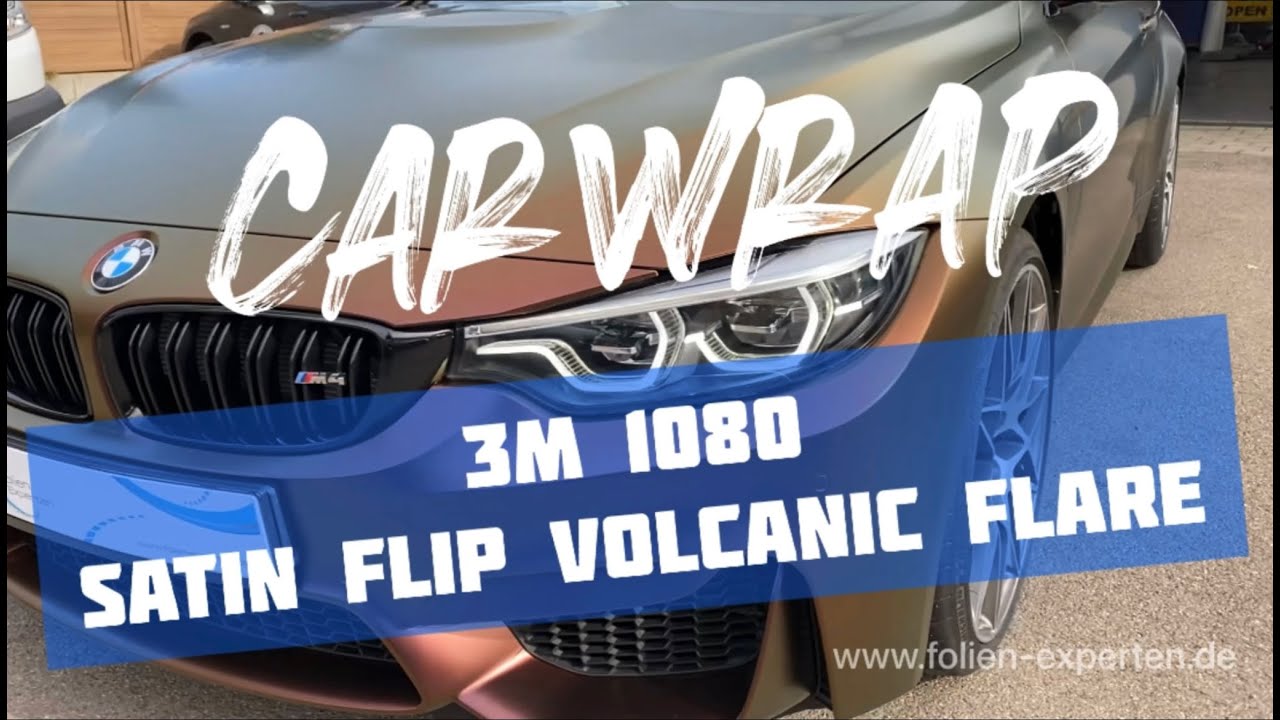 3M&trade; 2080-SP236 Satin Flip Volcanic Flare - carwrapping BMW M4 coup&eacute;