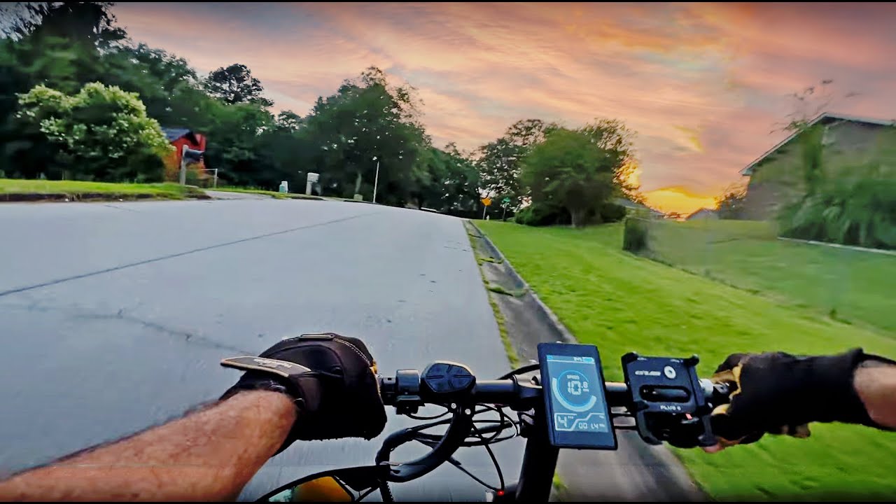 Ebike Sunset Neighborhood Ride and more Life Ramblings - Catching Up - Vitilan i7 Pro
