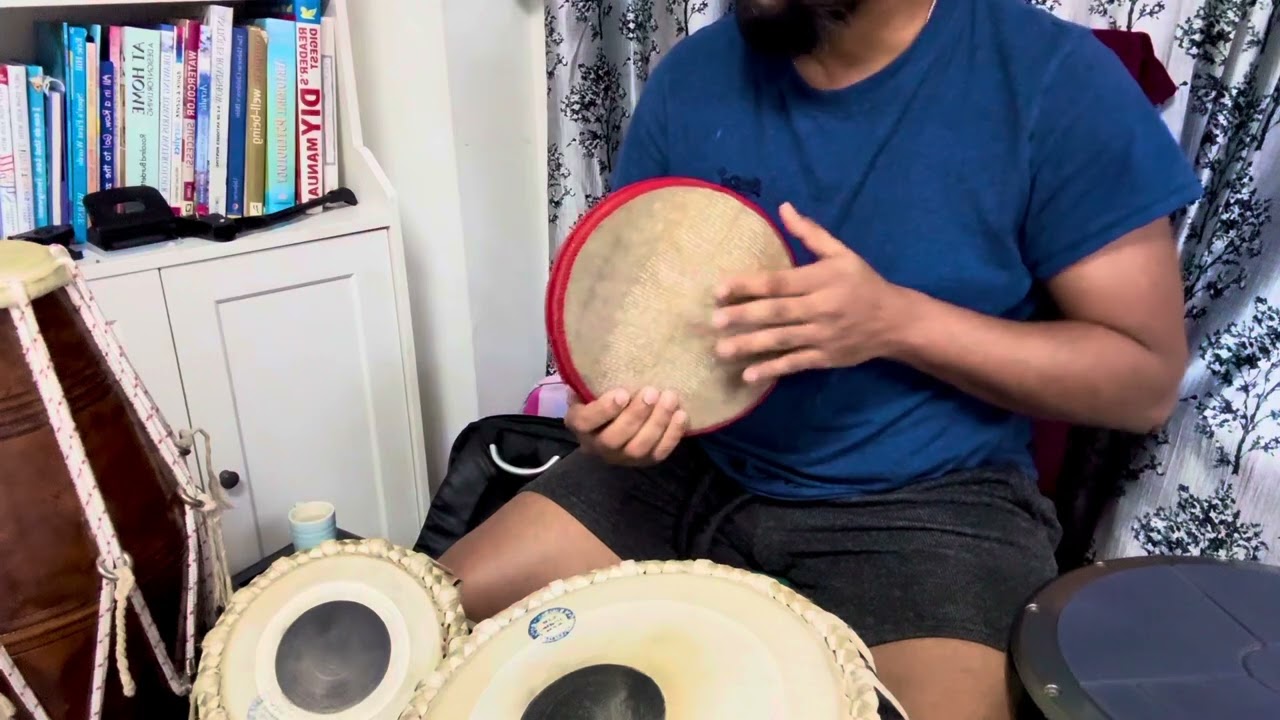Khanjira music instrument 
