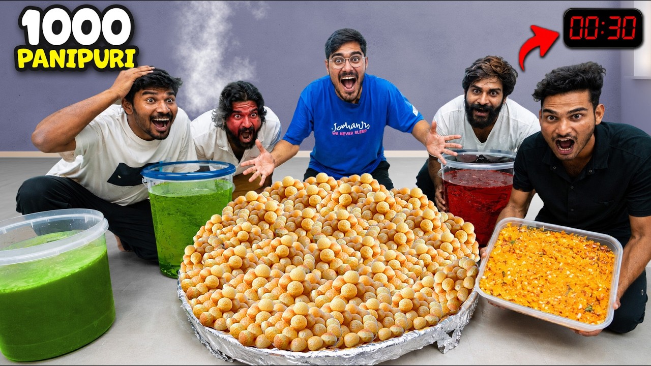 We Made 1000 Paani Puri🔥| हमने खोली गोल गप्पे की दुकान | Maze Aa Gaye