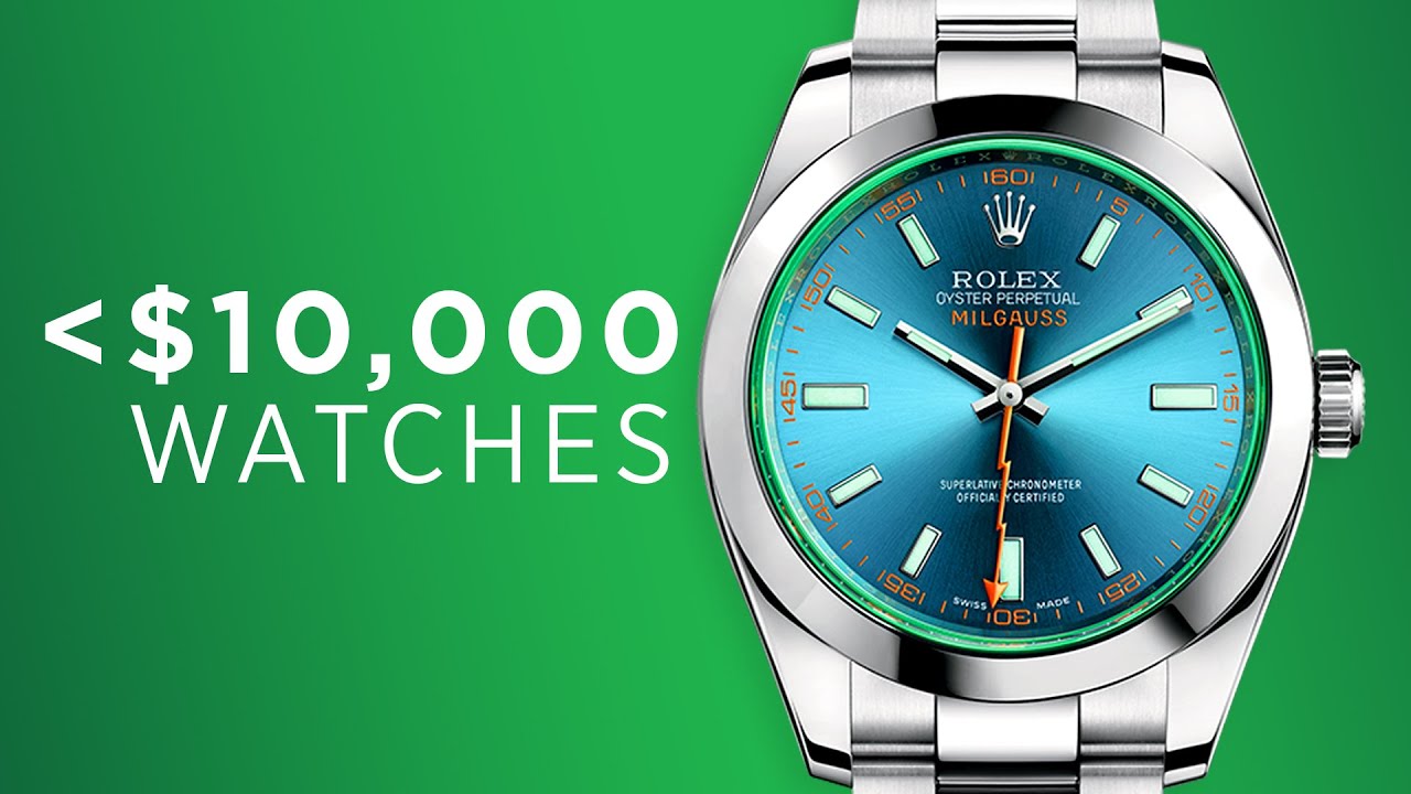 Watches Under $10,000: Rolex, Patek Philippe, Dive Watches: Watches To Buy From Home!