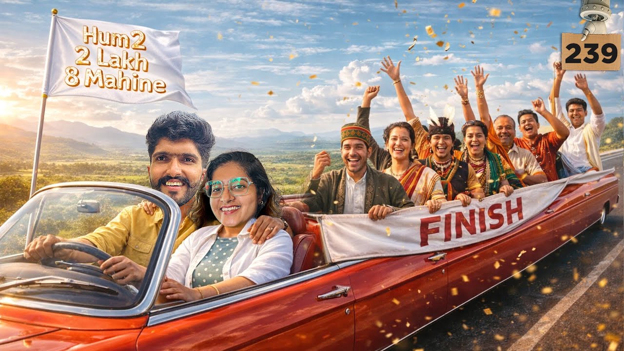 Couple Travelled 8Months in ₹2LAKH Budget🇮🇳 | Ending Hum228 ~ Day239