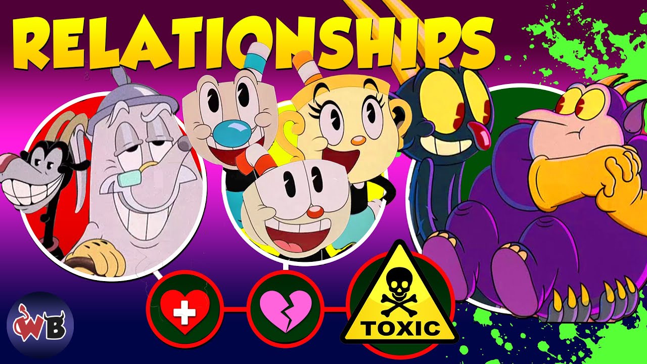 Отношения в 3 сезоне шоу CUPHEAD: ❤️ От здоровых до токсичных ☣️