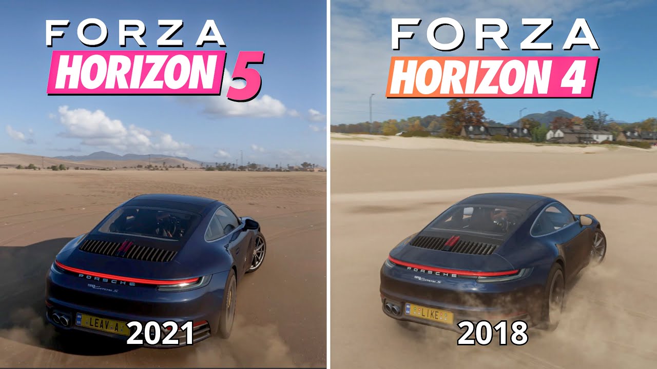 Forza Horizon 5 vs Forza Horizon 4 - Ultimate Comparison of Physics and Details