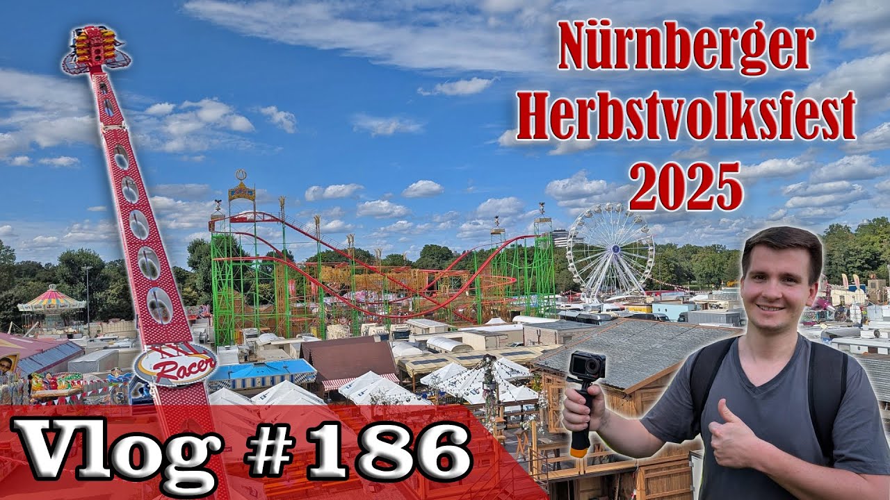 Nürnberger Herbstvolksfest 2025🎡🎢 | Vlog #186 [FULL HD]