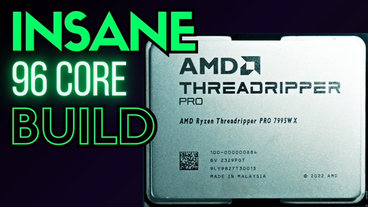 INSANE AMD Threadripper 7995wx Build