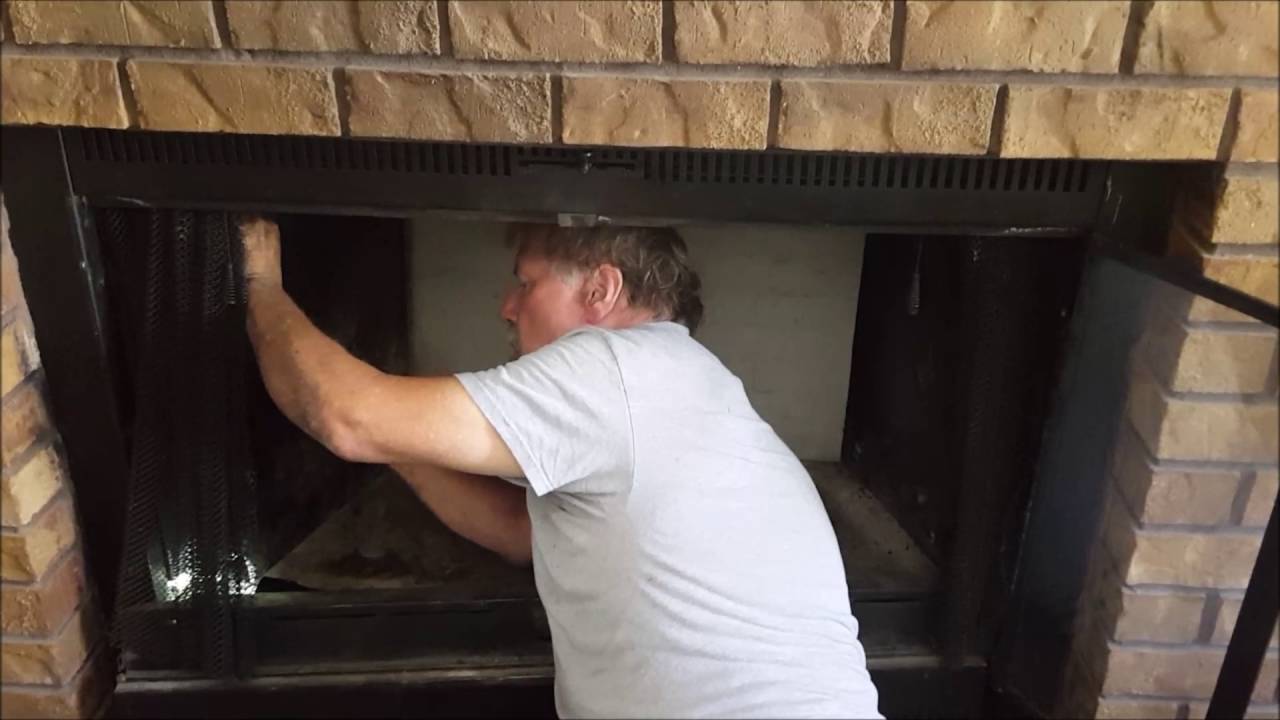 Replacing refractory panels.