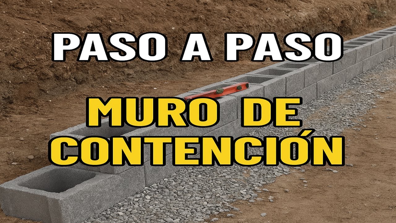 ¿Tienes tierra suelta? Construye este muro de contención en casa
